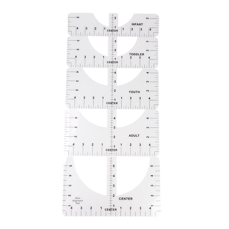T-shirt Guide Ruler Set: 8-Piece PVC Alignment & Calibration Tool for Round Neck Sewing With Tape Measure
T-shirt Guide Ruler Set: 8-Piece PVC Alignment & Calibration Tool for Round Neck Sewing With Tape Measure