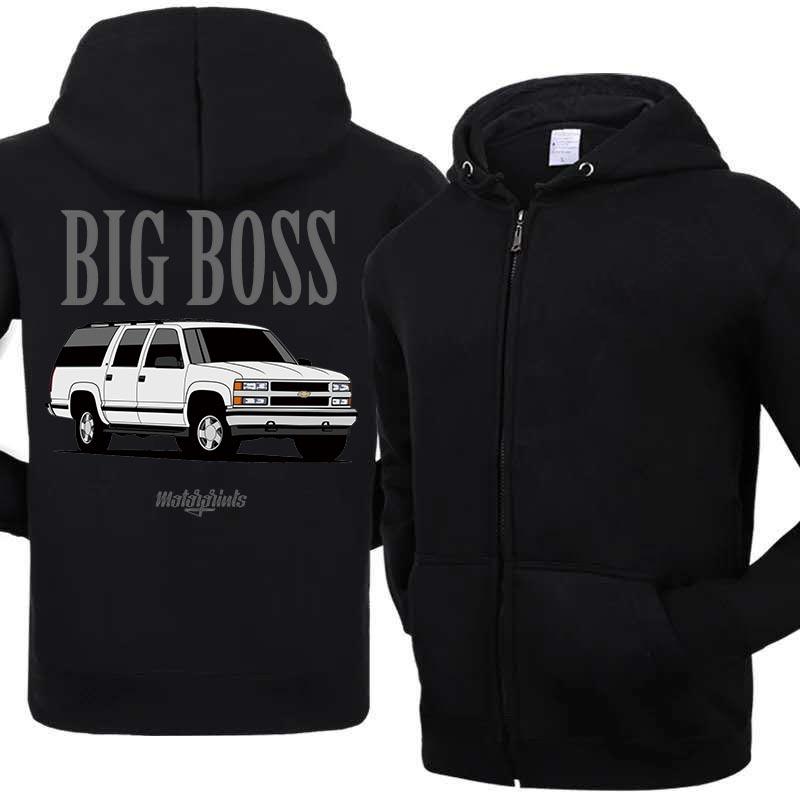 Плюс размер Big Boss Suburban белая куртка с капюшоном с принтом на молнии Мужская мода с капюшоном Свободная мужская одежда
Плюс размер Big Boss Suburban белая куртка с капюшоном с принтом на молнии Мужская мода с капюшоном Свободная мужская одежда
