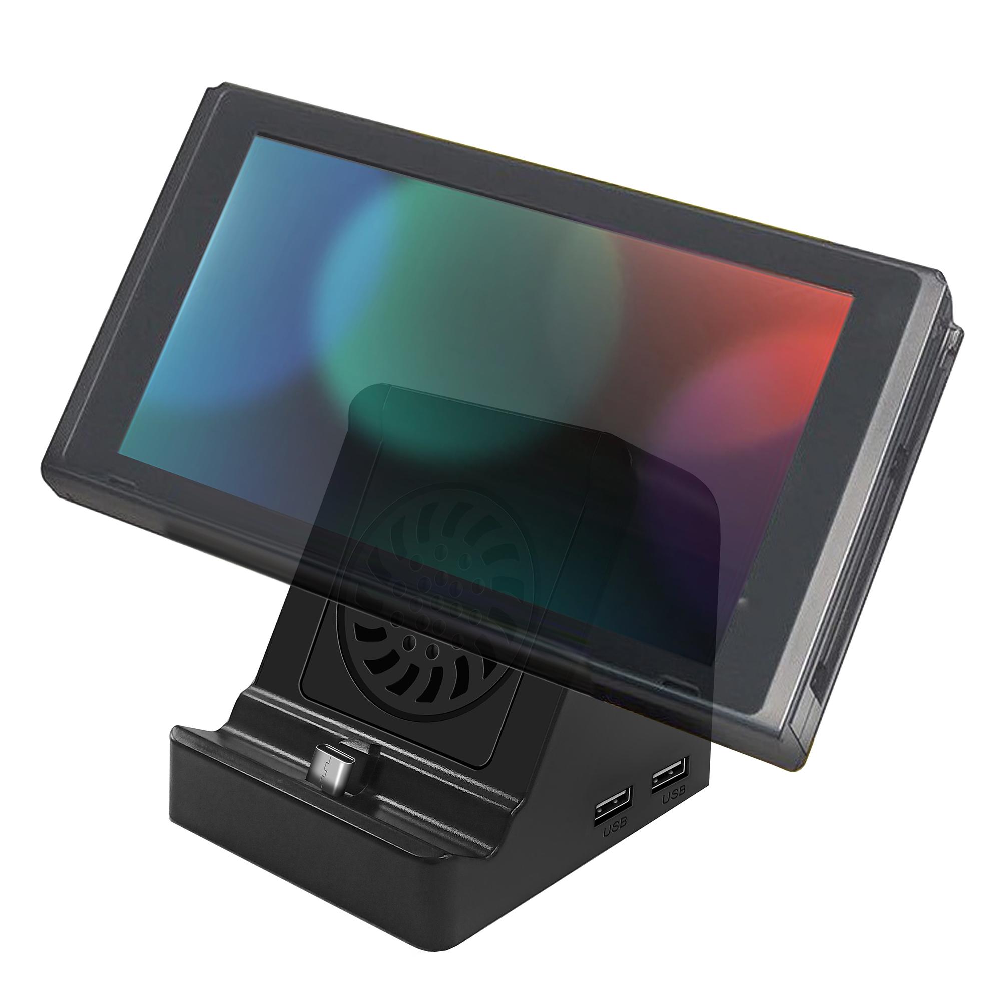 6317 For Nintendo Switch 1x USB 3.0 + 2x USB 2.0 Output Mini HD Video Conversion Dock with Cooling Fan
6317 For Nintendo Switch 1x USB 3.0 + 2x USB 2.0 Output Mini HD Video Conversion Dock with Cooling Fan