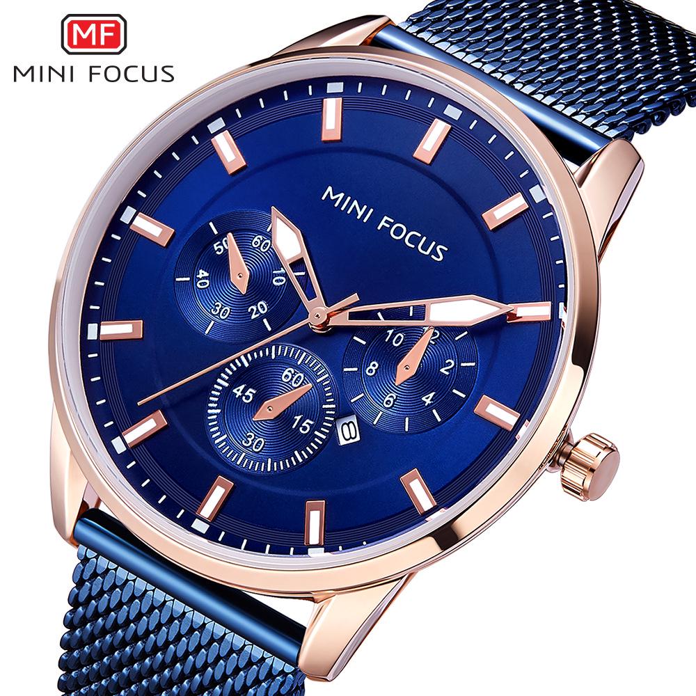 MINI FOCUS Simple Business Quartz Men s Watch Luminous Calendar Waterproof Mesh Belt Men s Watch Fake Three Eyes 0178G
MINI FOCUS Simple Business Quartz Men s Watch Luminous Calendar Waterproof Mesh Belt Men s Watch Fake Three Eyes 0178G