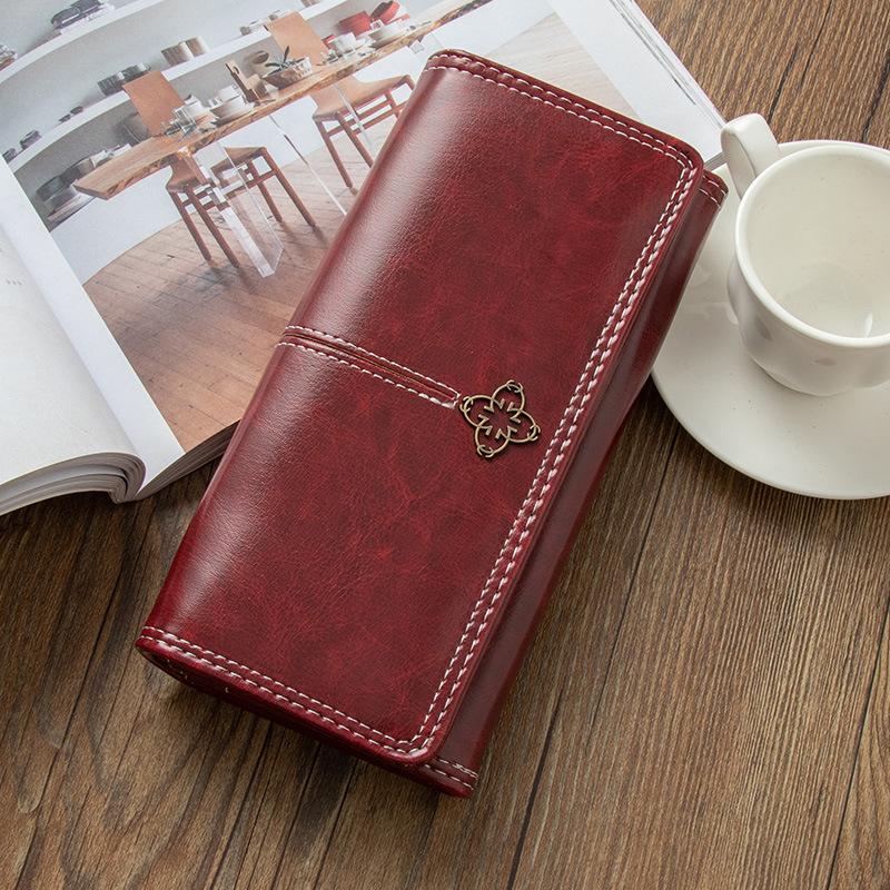Wallet Women S Long Retro European And American Zipper Large Capacity Multi Card Foreign Trade Multi Functional Two Fold Student Handbag вино красного
Wallet Women S Long Retro European And American Zipper Large Capacity Multi Card Foreign Trade Multi Functional Two Fold Student Handbag вино красного