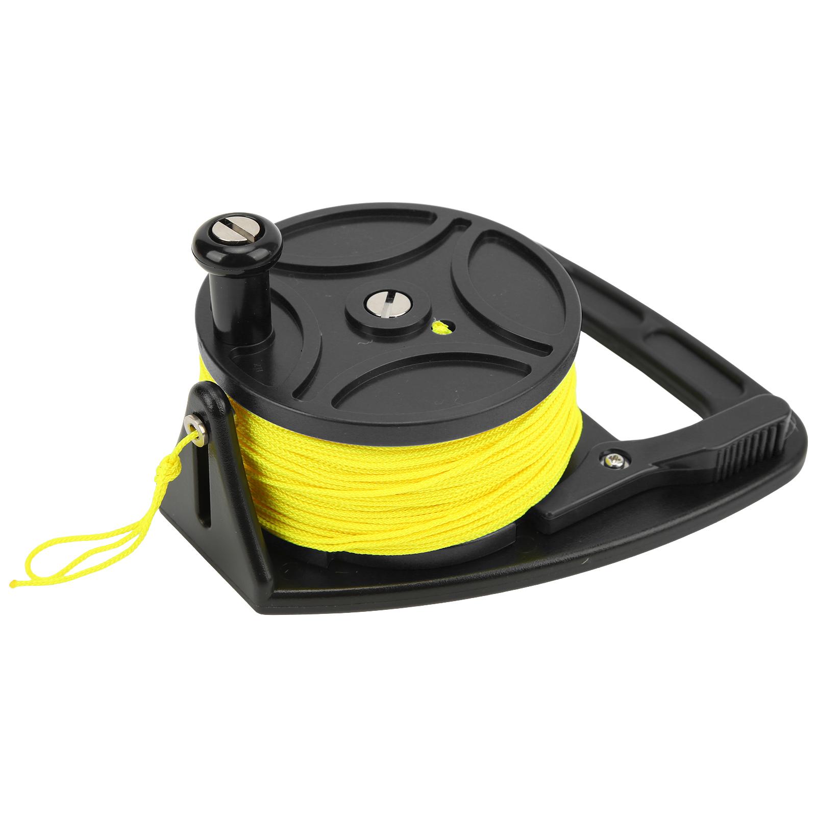 Diving Reels Spool Finger Reel Anchor Rope Spool Multi Purpose with Yellow Wire for Cave Exile
Diving Reels Spool Finger Reel Anchor Rope Spool Multi Purpose with Yellow Wire for Cave Exile