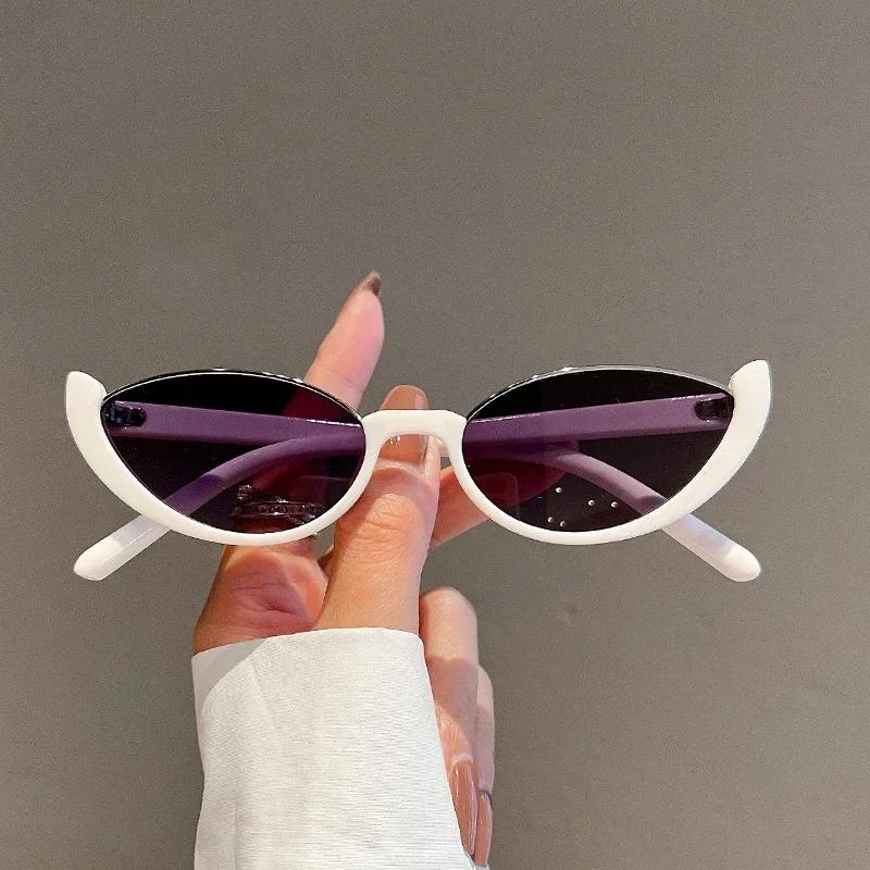 Y2K For Ladies s Vintage Half Frame Sun Glasses Personalized Cat s Eye Small Sun Glasses Fashionable Hip-hop Outdoor Uv400 Sun Glasses as picture
Y2K For Ladies s Vintage Half Frame Sun Glasses Personalized Cat s Eye Small Sun Glasses Fashionable Hip-hop Outdoor Uv400 Sun Glasses as picture