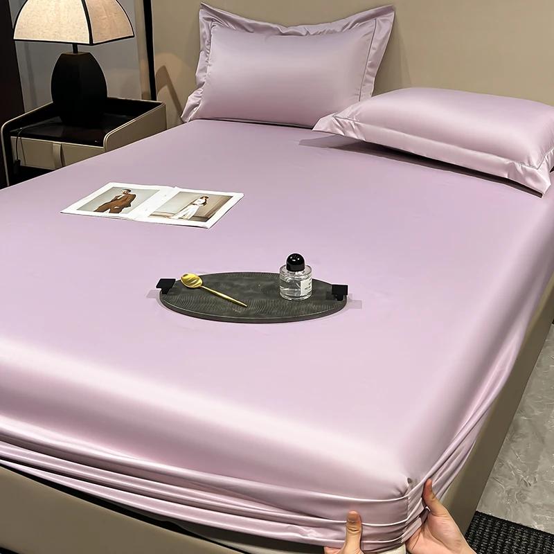 New Artificial Washed Silk Bed Sheet Set with Elastic Band High-quality Silky Queen Fitted Sheet King Size Bedsheet Pillowcases 90x200cm 3 pcs set
New Artificial Washed Silk Bed Sheet Set with Elastic Band High-quality Silky Queen Fitted Sheet King Size Bedsheet Pillowcases 90x200cm 3 pcs set