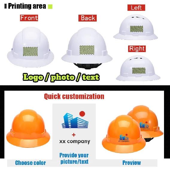 Safety Hard Hat Customize Logo Protective Head Outdoor Work Hat (White (Style 1)) style 3-Red
Safety Hard Hat Customize Logo Protective Head Outdoor Work Hat (White (Style 1)) style 3-Red