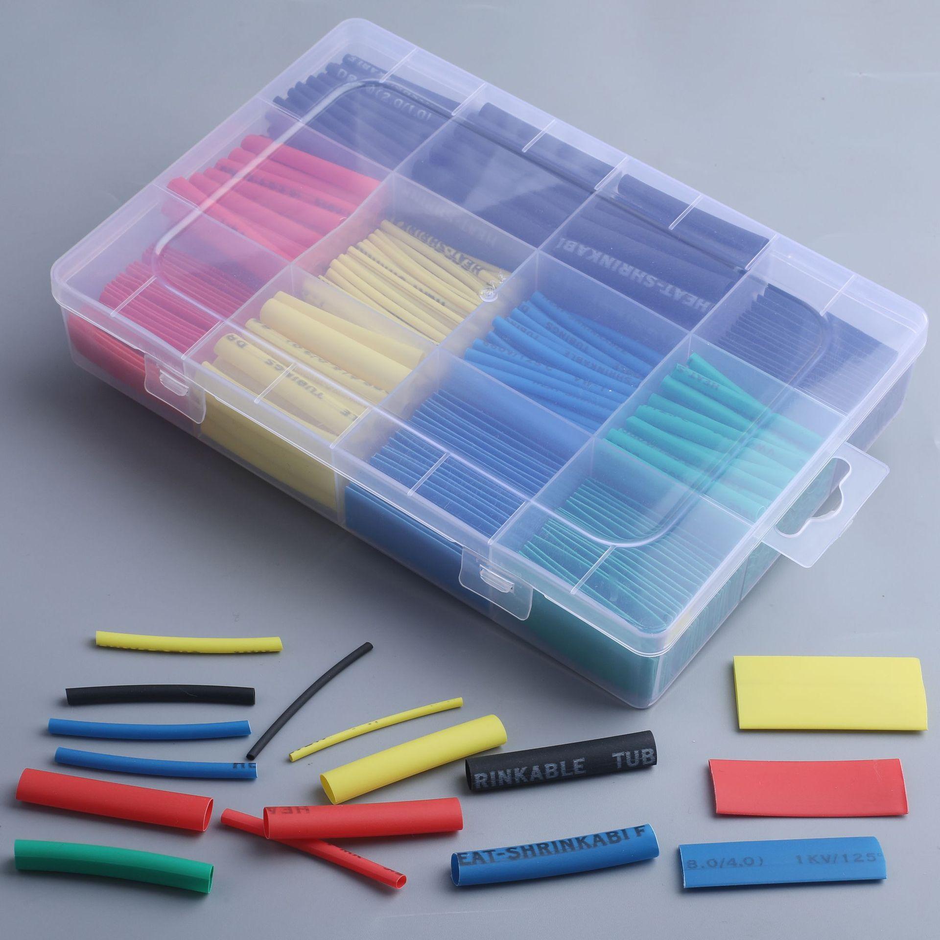 850pcs Environmentally Friendly Heat Shrink Tubing Boxed 2:1 Heat Shrink Tubing Set Boxed Color Heat Shrink Tubing Combination
850pcs Environmentally Friendly Heat Shrink Tubing Boxed 2:1 Heat Shrink Tubing Set Boxed Color Heat Shrink Tubing Combination