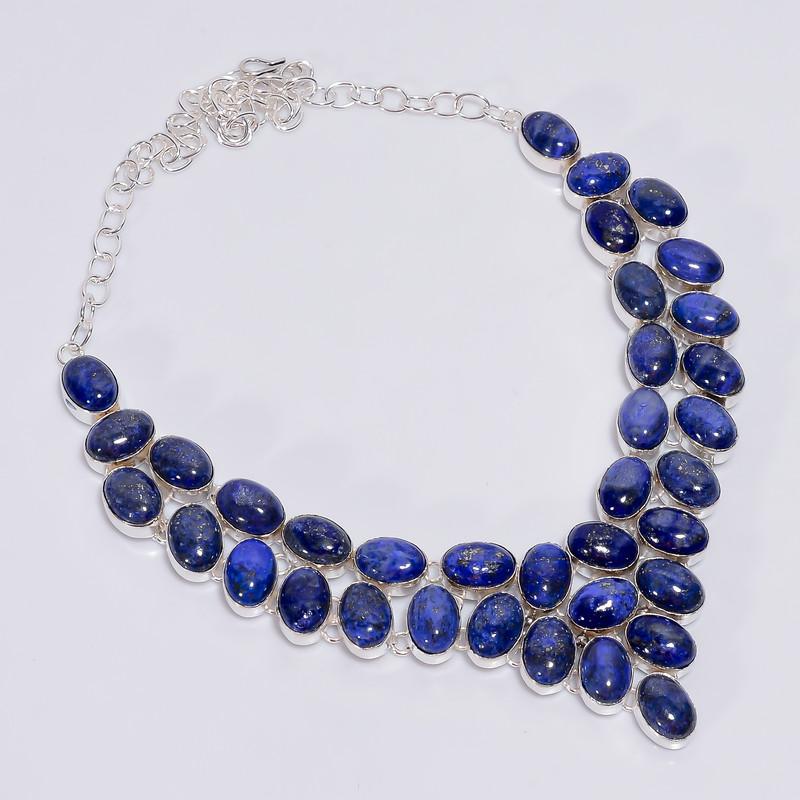 Immaculate Top Grade Qualite 100% Natural Lapis Lazuli Oval Shape Ethnic Handmade Jewelry 925 Steling Silver Necklace 18 WSJ-4760 срібний
Immaculate Top Grade Qualite 100% Natural Lapis Lazuli Oval Shape Ethnic Handmade Jewelry 925 Steling Silver Necklace 18 WSJ-4760 срібний