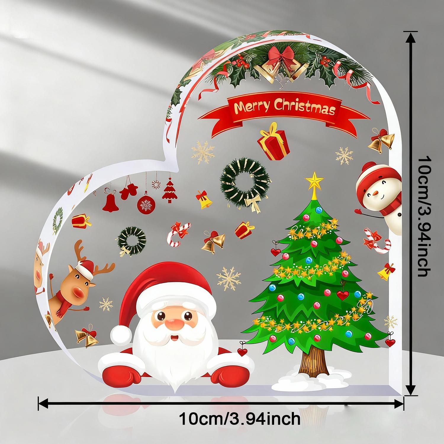 Cute Heart Shaped Christmas Acrylic Ornaments Dining Table Desk Shelf Home Xmas Adornment Christmas Day Gift For Friends
Cute Heart Shaped Christmas Acrylic Ornaments Dining Table Desk Shelf Home Xmas Adornment Christmas Day Gift For Friends