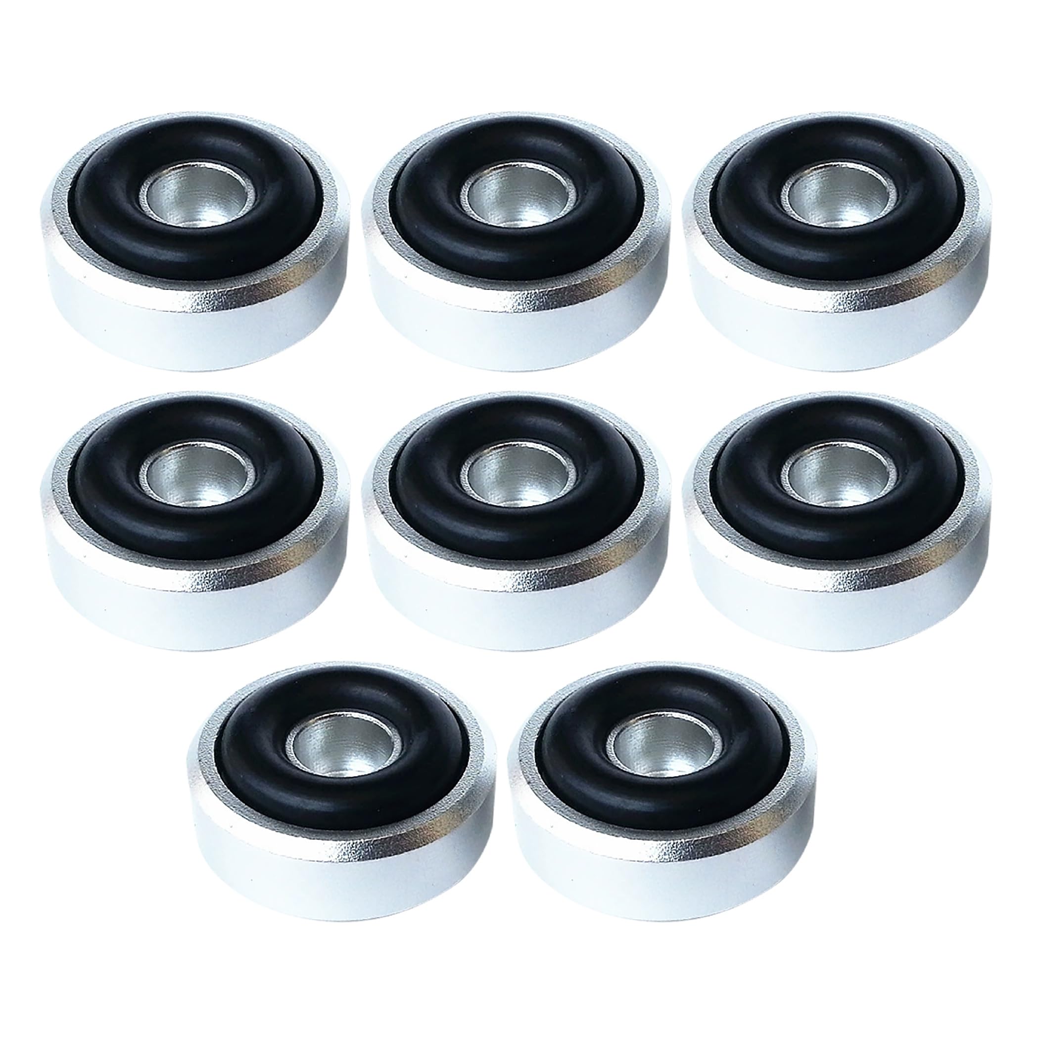 HAMILO Audio Insulators for Speakers and Prevents Feedback Amplifiers, Circular, 8-Pack (Silver) -
HAMILO Audio Insulators for Speakers and Prevents Feedback Amplifiers, Circular, 8-Pack (Silver) -