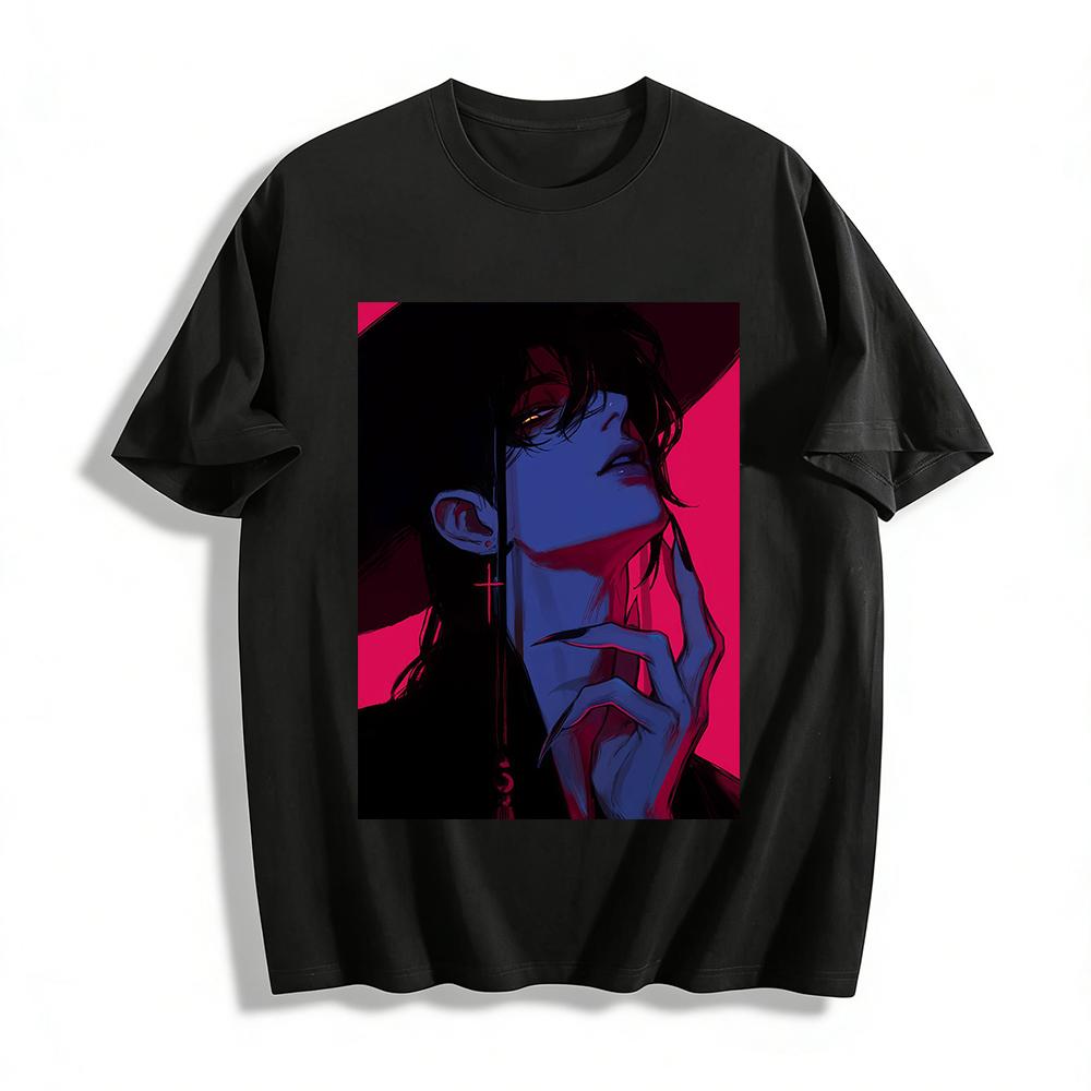 Vampire Handsome Guy Print Long Sleeve T-Shirt Unisex Cool Niche Design Top Pure cotton T-shirt 6XL
Vampire Handsome Guy Print Long Sleeve T-Shirt Unisex Cool Niche Design Top Pure cotton T-shirt 6XL