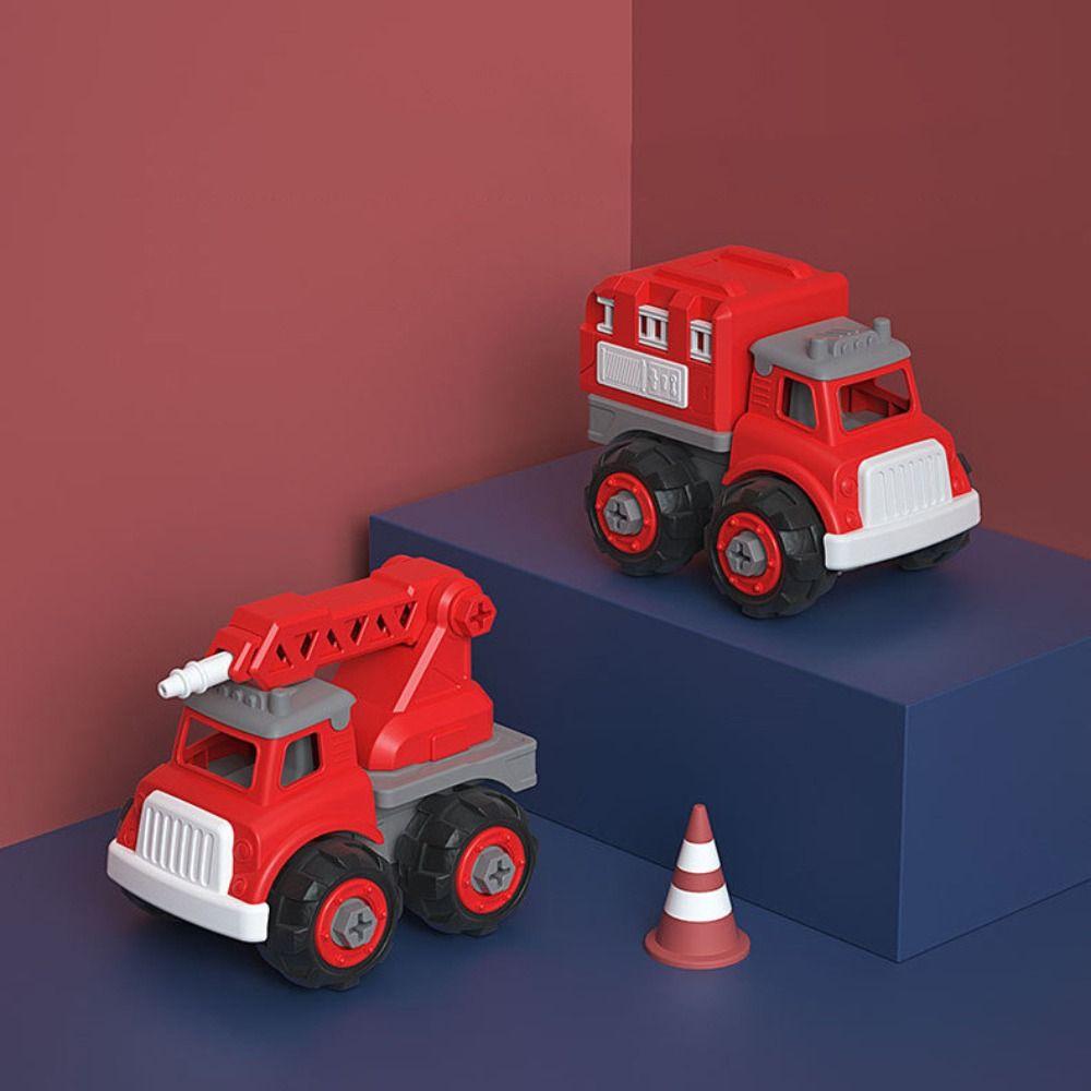 Plastic Simulation DIY Toys Model Car Take Apart DIY Assembly Firetruck Xmas Gifts Style B
Plastic Simulation DIY Toys Model Car Take Apart DIY Assembly Firetruck Xmas Gifts Style B