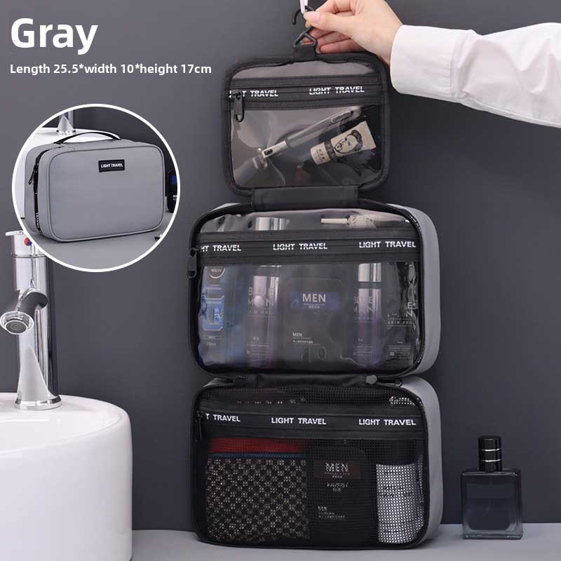 Waterproof Hanging Toiletry Bag Large Capacity Portable Travel Necessaire Case Cosmetic Bag for Men Women Wash Pouch
Waterproof Hanging Toiletry Bag Large Capacity Portable Travel Necessaire Case Cosmetic Bag for Men Women Wash Pouch