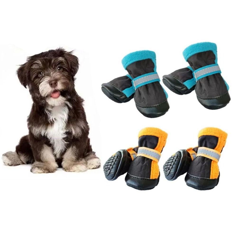 4pcs/set Reflective Pet Foot Covers Wear-resistant Pet Paw Protector Dog Shoes Winter XL синій
4pcs/set Reflective Pet Foot Covers Wear-resistant Pet Paw Protector Dog Shoes Winter XL синій