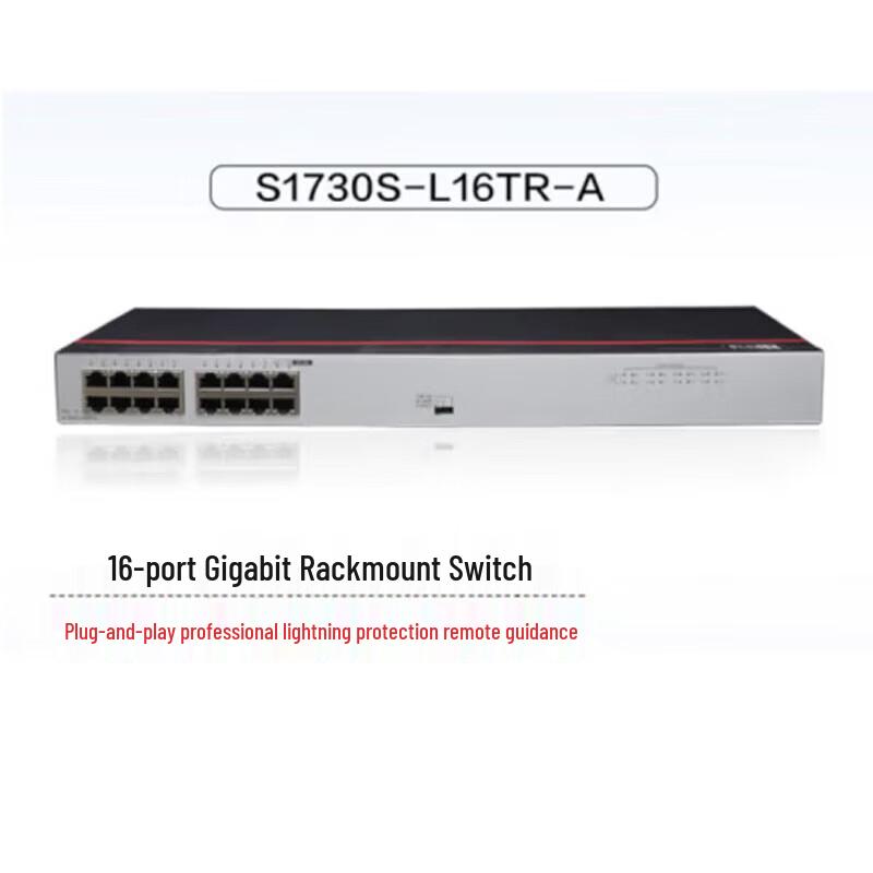Huawei 16-Port Gigabit Ethernet Switch S1730S-L16TR-A
Huawei 16-Port Gigabit Ethernet Switch S1730S-L16TR-A