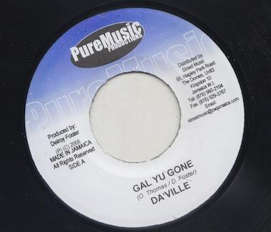 7inch Record DAVILLE - Gal Yu Gone NONE Pure Music Prod 2008 Jamaica Reggae, Ska & Dub Used
7inch Record DAVILLE - Gal Yu Gone NONE Pure Music Prod 2008 Jamaica Reggae, Ska & Dub Used