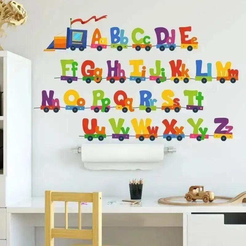 New Cartoon Home Decor Wall Sticker 26 Letters Alphabet Wall Stickers Kids Rooms Children Sticker Room Decor Household Accessory
New Cartoon Home Decor Wall Sticker 26 Letters Alphabet Wall Stickers Kids Rooms Children Sticker Room Decor Household Accessory