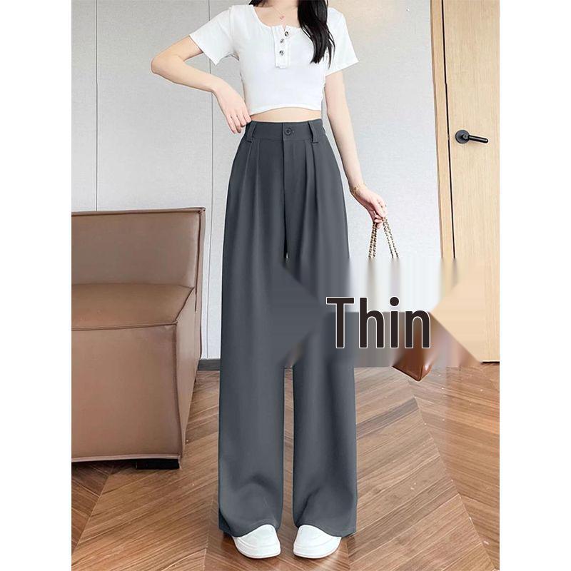 Elegant Women s High-Waisted Loose Straight-Leg Pants for Spring, Summer, and Autumn XL 60-66kg
Elegant Women s High-Waisted Loose Straight-Leg Pants for Spring, Summer, and Autumn XL 60-66kg