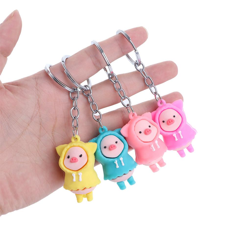 Bag Charm Car Keyring Cartoon Pig Raincoat Pig Keychain Milk Pig Keyring Pig Pendant Key Chains 06
Bag Charm Car Keyring Cartoon Pig Raincoat Pig Keychain Milk Pig Keyring Pig Pendant Key Chains 06
