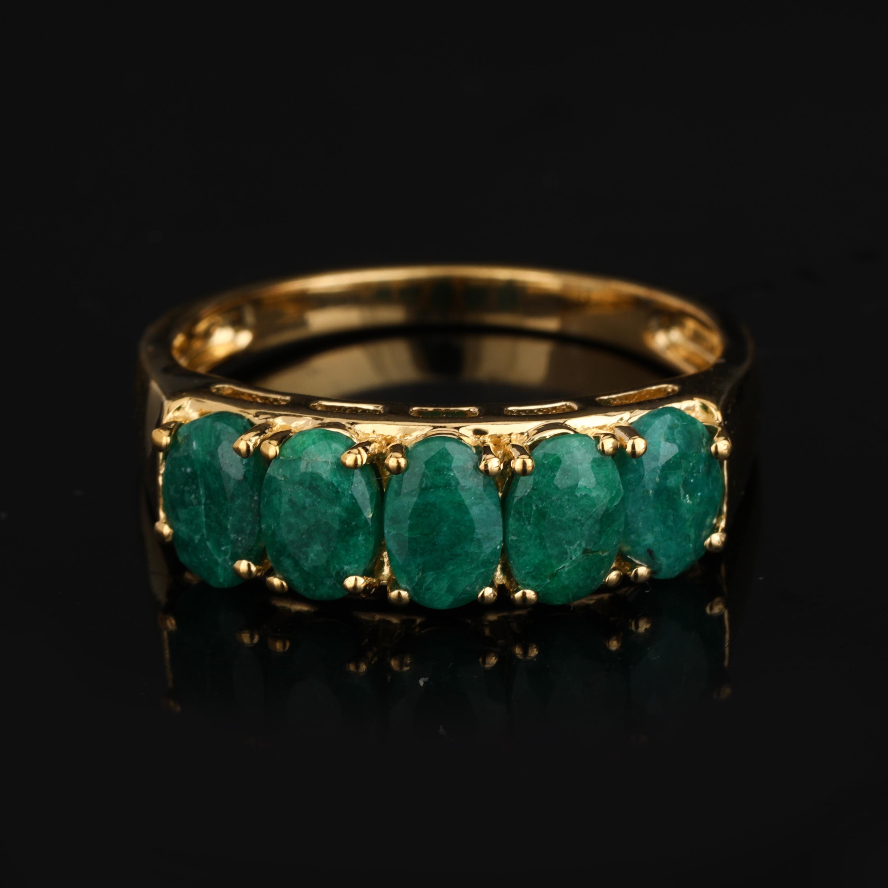 Emerald & Sapphire Gemstone Ring 925 Sterling Silver Gold Plated Jewelry Gift for Her 10 золотий
Emerald & Sapphire Gemstone Ring 925 Sterling Silver Gold Plated Jewelry Gift for Her 10 золотий