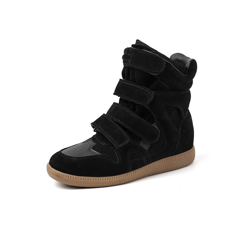 Stylish Suede Leather Shoes With Simple Stitching, Velcro Closure, Comfortable Platform Sole, Women S Casual High-Top Shoes 40 чорний
Stylish Suede Leather Shoes With Simple Stitching, Velcro Closure, Comfortable Platform Sole, Women S Casual High-Top Shoes 40 чорний
