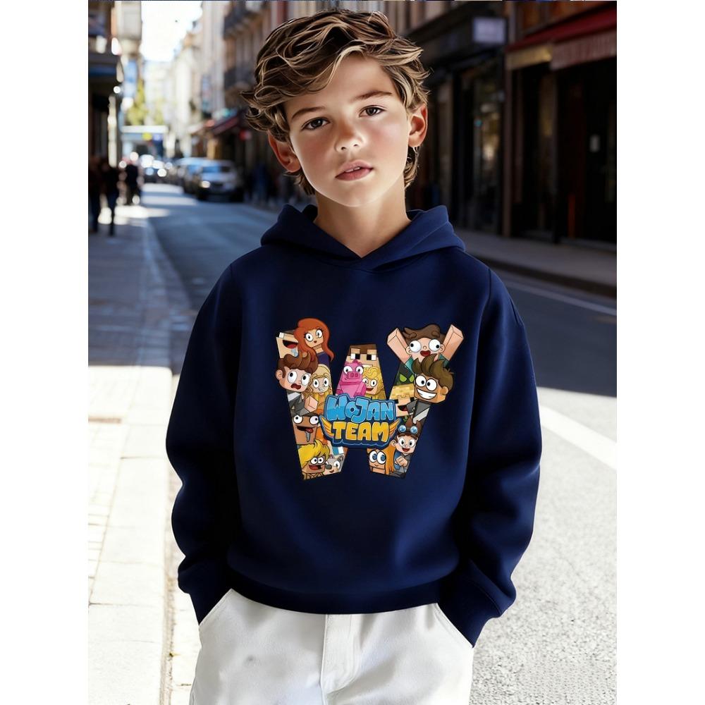 2026Kids Wojan team character pattern children s hooded sweatshirt, suitable for daily wear in autumn and winter 100
2026Kids Wojan team character pattern children s hooded sweatshirt, suitable for daily wear in autumn and winter 100