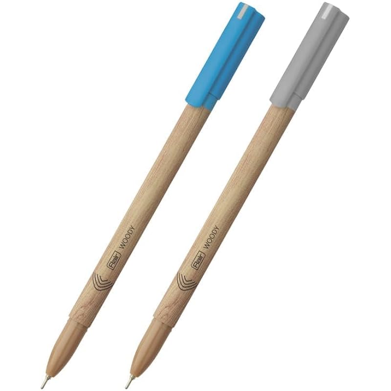 FLAIR Woody 0.7 mm Ball Pen Combo Pack | Attractive Woody Design | 10 Pcs Blue Ink & 10 Pcs Black Ink 120
FLAIR Woody 0.7 mm Ball Pen Combo Pack | Attractive Woody Design | 10 Pcs Blue Ink & 10 Pcs Black Ink 120