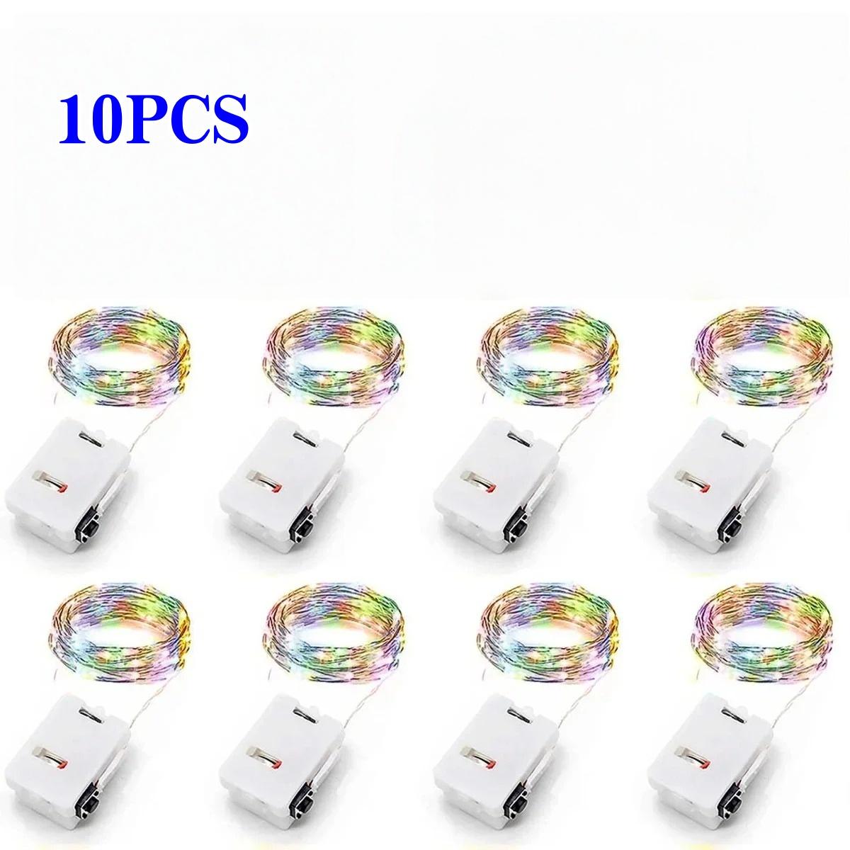 10/50 Pack Waterproof Mini Fairy Lights Copper With 3 Speed Modes for Festival Decorations and Outdoor Use Battery Powered
10/50 Pack Waterproof Mini Fairy Lights Copper With 3 Speed Modes for Festival Decorations and Outdoor Use Battery Powered
