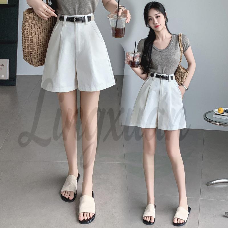 2026 Summer Korean Style Women s A-Line Cargo Shorts with Belt - Casual Loose Fit Medium білий
2026 Summer Korean Style Women s A-Line Cargo Shorts with Belt - Casual Loose Fit Medium білий