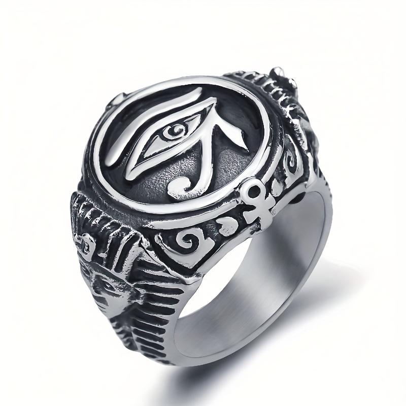 Viking Ring Men s Egyptian Pharaoh Horus Eye Ring Domineering Ring Creative Amulet Ball Gift Egyptian Pharaoh Horus Eye Men s 201 Stainless Steel Ring 6
Viking Ring Men s Egyptian Pharaoh Horus Eye Ring Domineering Ring Creative Amulet Ball Gift Egyptian Pharaoh Horus Eye Men s 201 Stainless Steel Ring 6