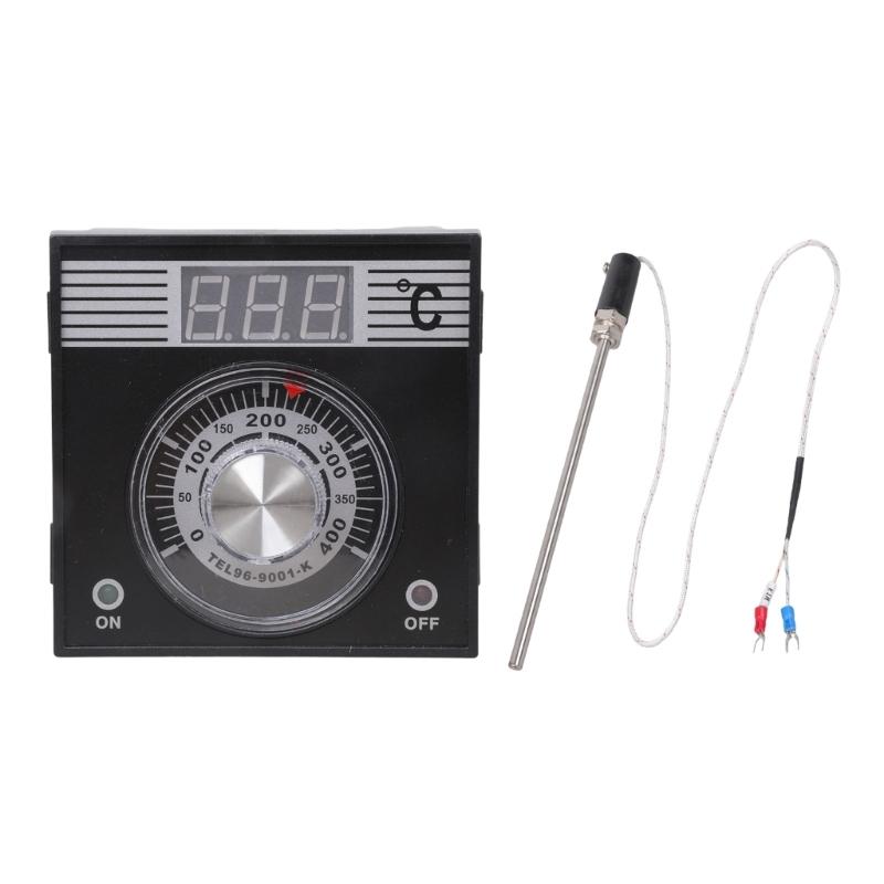 Thermocouple Temperature Regulator with Dials Adjustment Temperature Probe Plastic Texture Suitable for Microwaves 1
Thermocouple Temperature Regulator with Dials Adjustment Temperature Probe Plastic Texture Suitable for Microwaves 1