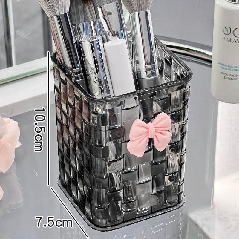 Plastic Makeup Brush Holder Desk Cosmetic Organizer Lipstick Storage Box Nail Polish Display Stand Rack Jewelry Case Storage 1pc&10.5x7.5cm
Plastic Makeup Brush Holder Desk Cosmetic Organizer Lipstick Storage Box Nail Polish Display Stand Rack Jewelry Case Storage 1pc&10.5x7.5cm