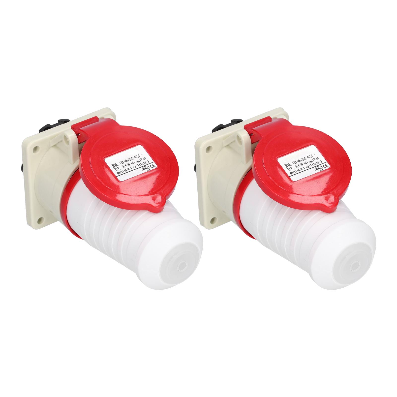 2 Pcs 380V‑415V 16A Industrial Socket Connector Durable Power Industrial Circular Connector for Indu
2 Pcs 380V‑415V 16A Industrial Socket Connector Durable Power Industrial Circular Connector for Indu