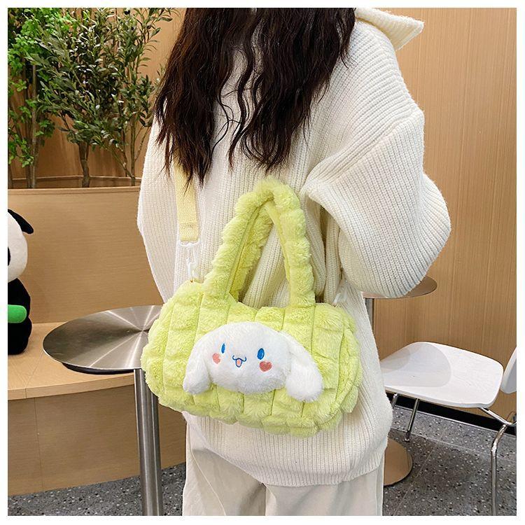 Sanrio Yugui dog horse handbag Caron fluorescent green sweet and cute dual-purpose bag Korean ins wind messenger bag жёлтый
Sanrio Yugui dog horse handbag Caron fluorescent green sweet and cute dual-purpose bag Korean ins wind messenger bag жёлтый