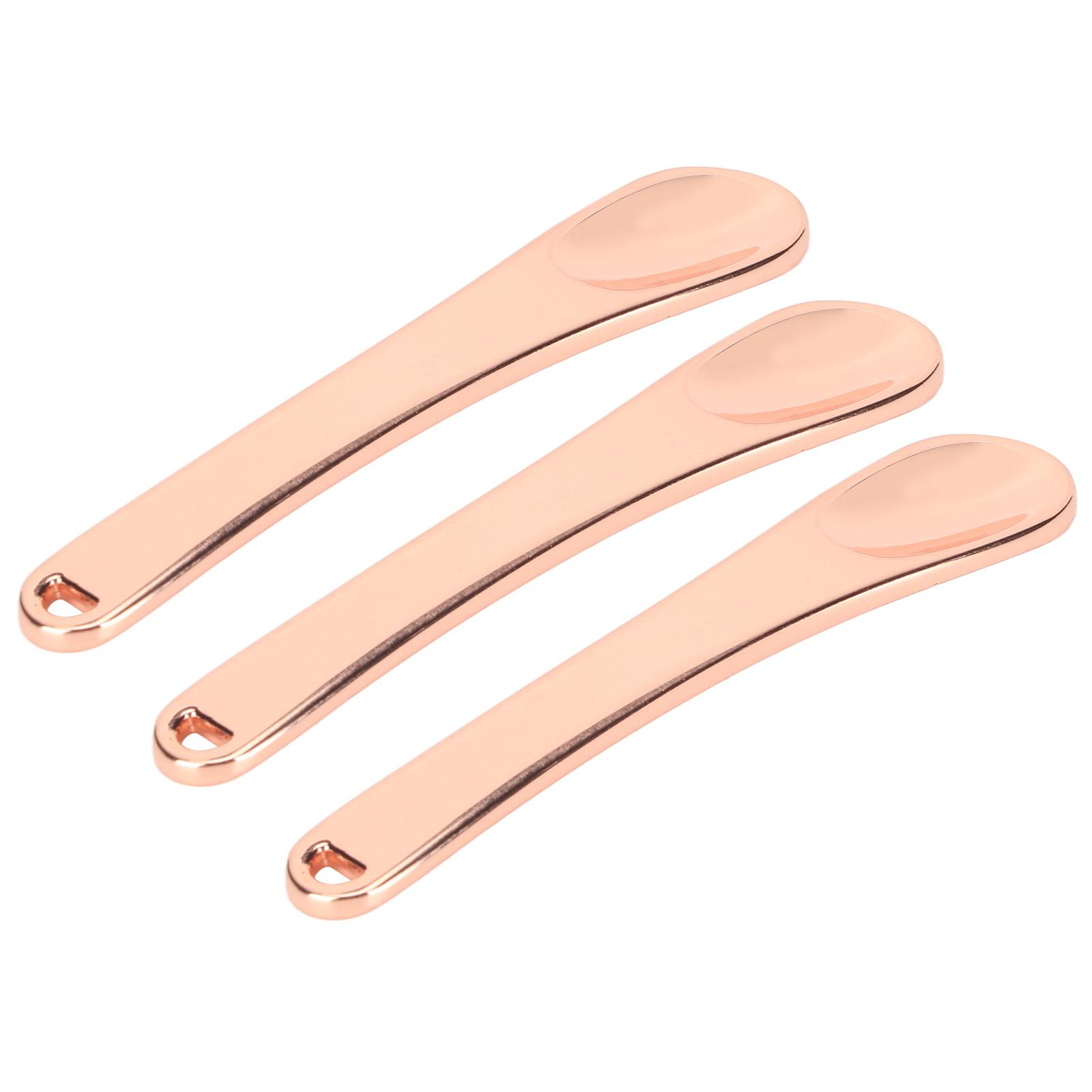 3PCS Cosmetic Spatulas Zinc Alloy Makeup Scraper Kit Metal Scoops for Face Eye Cream Rose Gold
3PCS Cosmetic Spatulas Zinc Alloy Makeup Scraper Kit Metal Scoops for Face Eye Cream Rose Gold