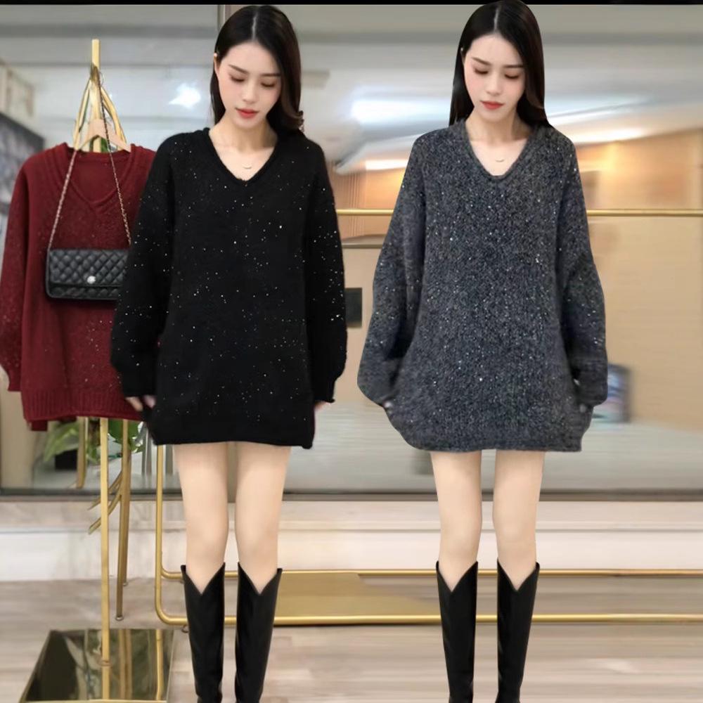 Women s Red Sequin V-Neck Sweater, 2025 New Year Collection, Exquisite Loose Knit Top Medium
Women s Red Sequin V-Neck Sweater, 2025 New Year Collection, Exquisite Loose Knit Top Medium