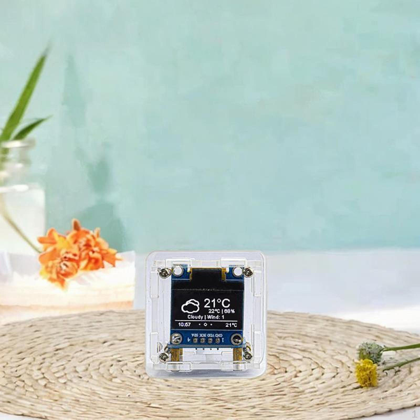 DIY Digital Clock Kit Soldering Project ESP8266 Intelligent Temperature Humidity Display for Study
DIY Digital Clock Kit Soldering Project ESP8266 Intelligent Temperature Humidity Display for Study