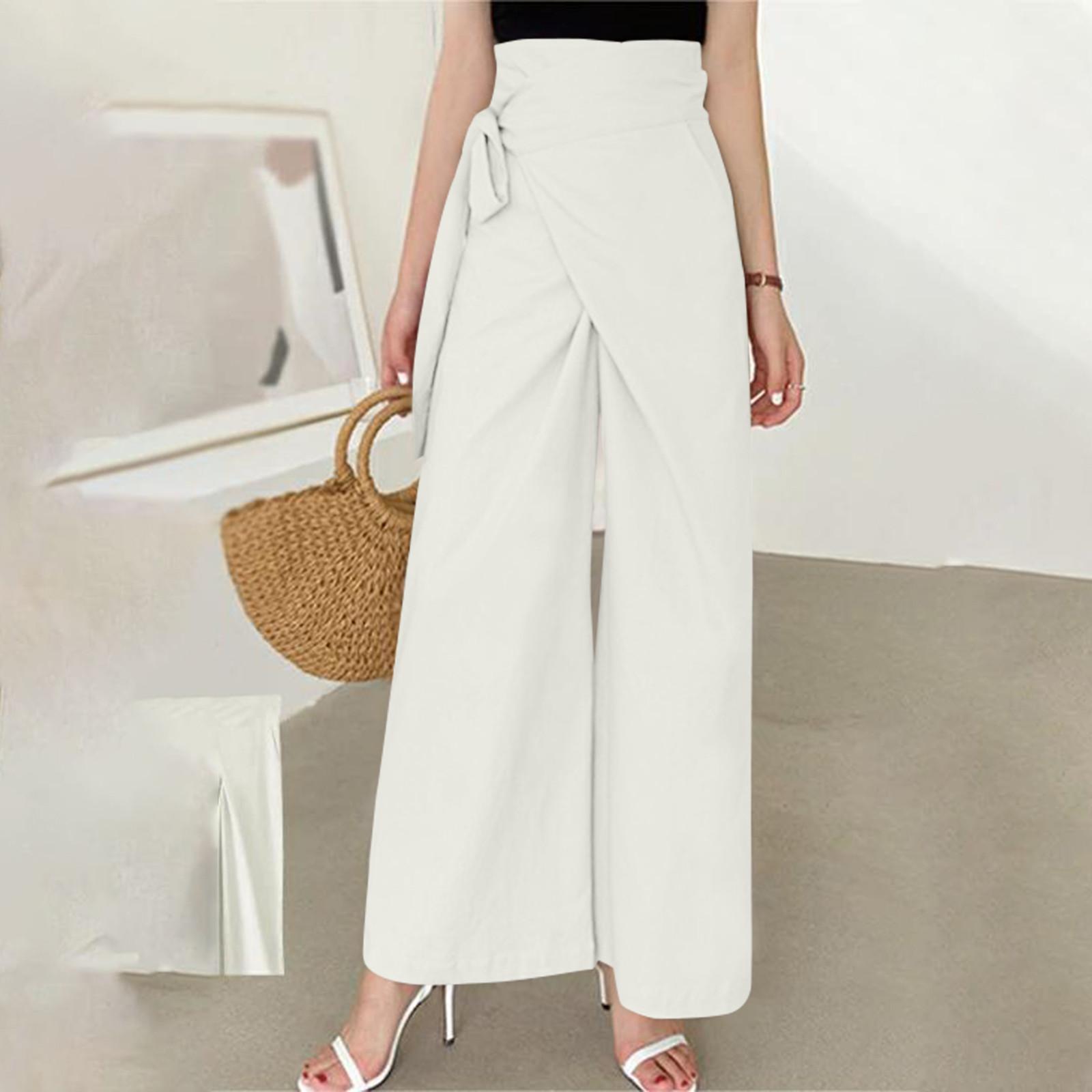 Women s Cotton Linen Pants Casual Paper Bag Waist Long Trousers With Adjustable Tie Belt With Pockets S білий
Women s Cotton Linen Pants Casual Paper Bag Waist Long Trousers With Adjustable Tie Belt With Pockets S білий