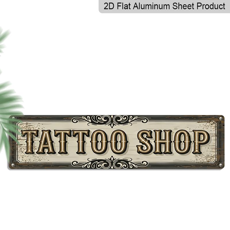 2D Flat - Vintage Aluminium Decorative Sign for A Tattoo Shop, 2D Flat Design, Perfect for Decorating A for Man Cave, Bar, Studio, or Home. Measures 40cm x 10cm
2D Flat - Vintage Aluminium Decorative Sign for A Tattoo Shop, 2D Flat Design, Perfect for Decorating A for Man Cave, Bar, Studio, or Home. Measures 40cm x 10cm