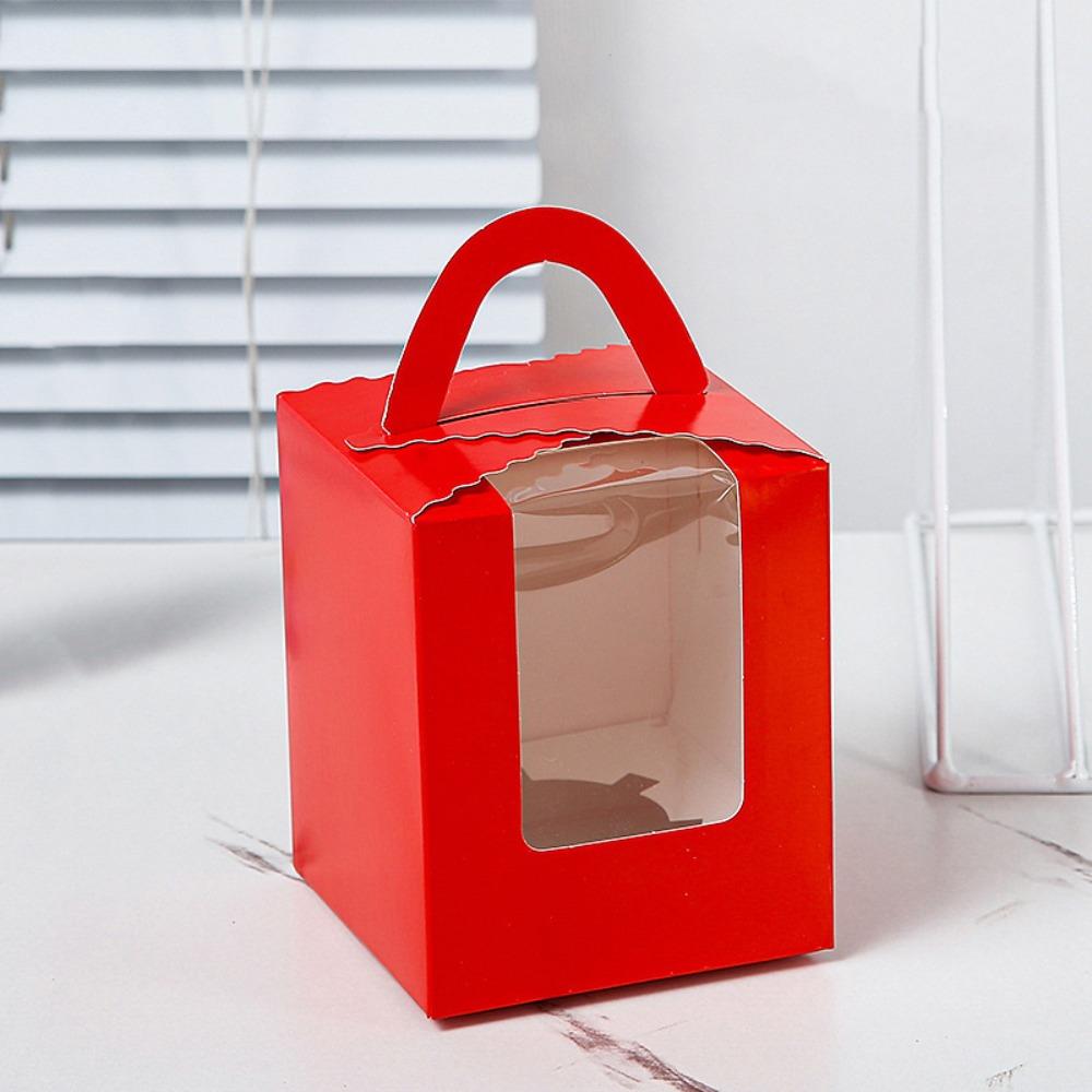 50pcs Portable Muffin Box With Handle Dessert Packaging Cookies Box Cupcake Box Dessert Display красный
50pcs Portable Muffin Box With Handle Dessert Packaging Cookies Box Cupcake Box Dessert Display красный