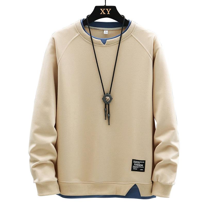 Autumn Winter Round Neck Fake Two Pieces Patchwork Sweatshirt Male Loose Casual All-match Pullover Top Men 4XL абрикосовий
Autumn Winter Round Neck Fake Two Pieces Patchwork Sweatshirt Male Loose Casual All-match Pullover Top Men 4XL абрикосовий