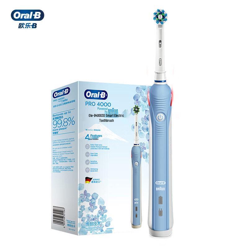 Oral-B P4000 3D Sonic Electric Toothbrush
Oral-B P4000 3D Sonic Electric Toothbrush