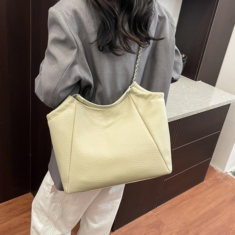 Niche fashion new lazy wind tote bag slack feeling large capacity casual shoulder armpit bag покинуть белый
Niche fashion new lazy wind tote bag slack feeling large capacity casual shoulder armpit bag покинуть белый