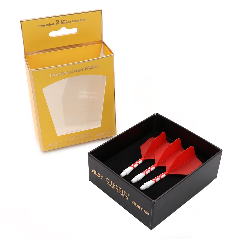 CUESOUL ROST T19 Shaft Integrated Flight Big Wing Shape Red with white Ice Shaft set - 3-piece (CS-AK572-1M)
CUESOUL ROST T19 Shaft Integrated Flight Big Wing Shape Red with white Ice Shaft set - 3-piece (CS-AK572-1M)