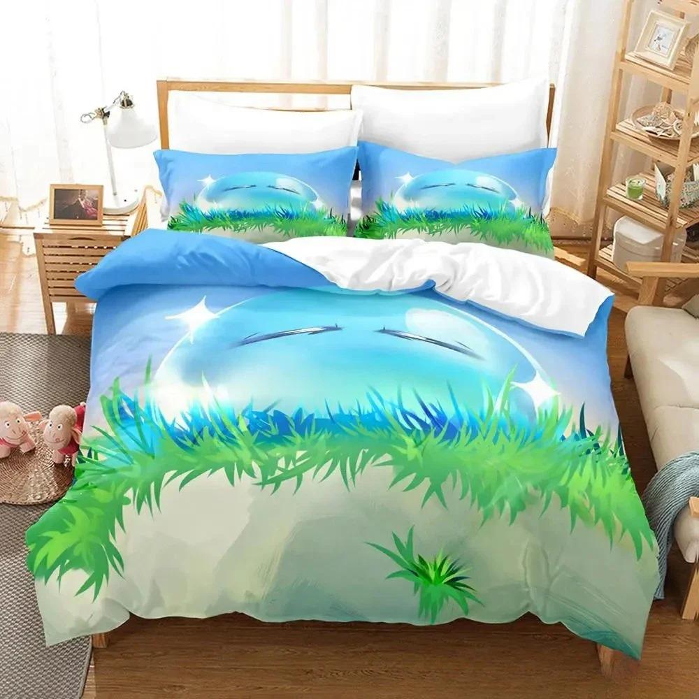 Kawaii Rimuru Tempest 3D Anime Bedding Set Single Twin Full Queen King Size Duvet Cover for Adult Kid Bedroom 70x133cm 2pcs
Kawaii Rimuru Tempest 3D Anime Bedding Set Single Twin Full Queen King Size Duvet Cover for Adult Kid Bedroom 70x133cm 2pcs