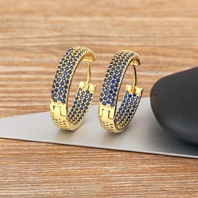 Nidin Hot Sale 5 Colors Hoop Earrings Circle Round Shape for Women Gold Plated Ear Jewelry Buckle Fashion Shiny Full Zircon Gift темно-синий
Nidin Hot Sale 5 Colors Hoop Earrings Circle Round Shape for Women Gold Plated Ear Jewelry Buckle Fashion Shiny Full Zircon Gift темно-синий