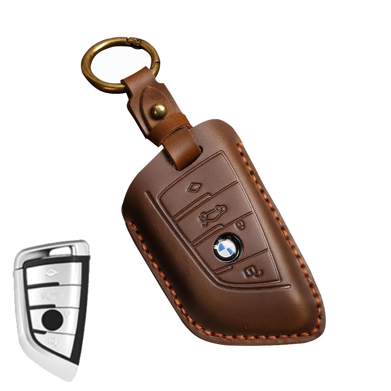 Сделанный вручную кожаный чехол для автомобильного ключа подходит для 5 серии 3 серии 7 серии X1 x2 x3 x4 x5 x6 x7 530 525 4 key brown чёрный
Сделанный вручную кожаный чехол для автомобильного ключа подходит для 5 серии 3 серии 7 серии X1 x2 x3 x4 x5 x6 x7 530 525 4 key brown чёрный