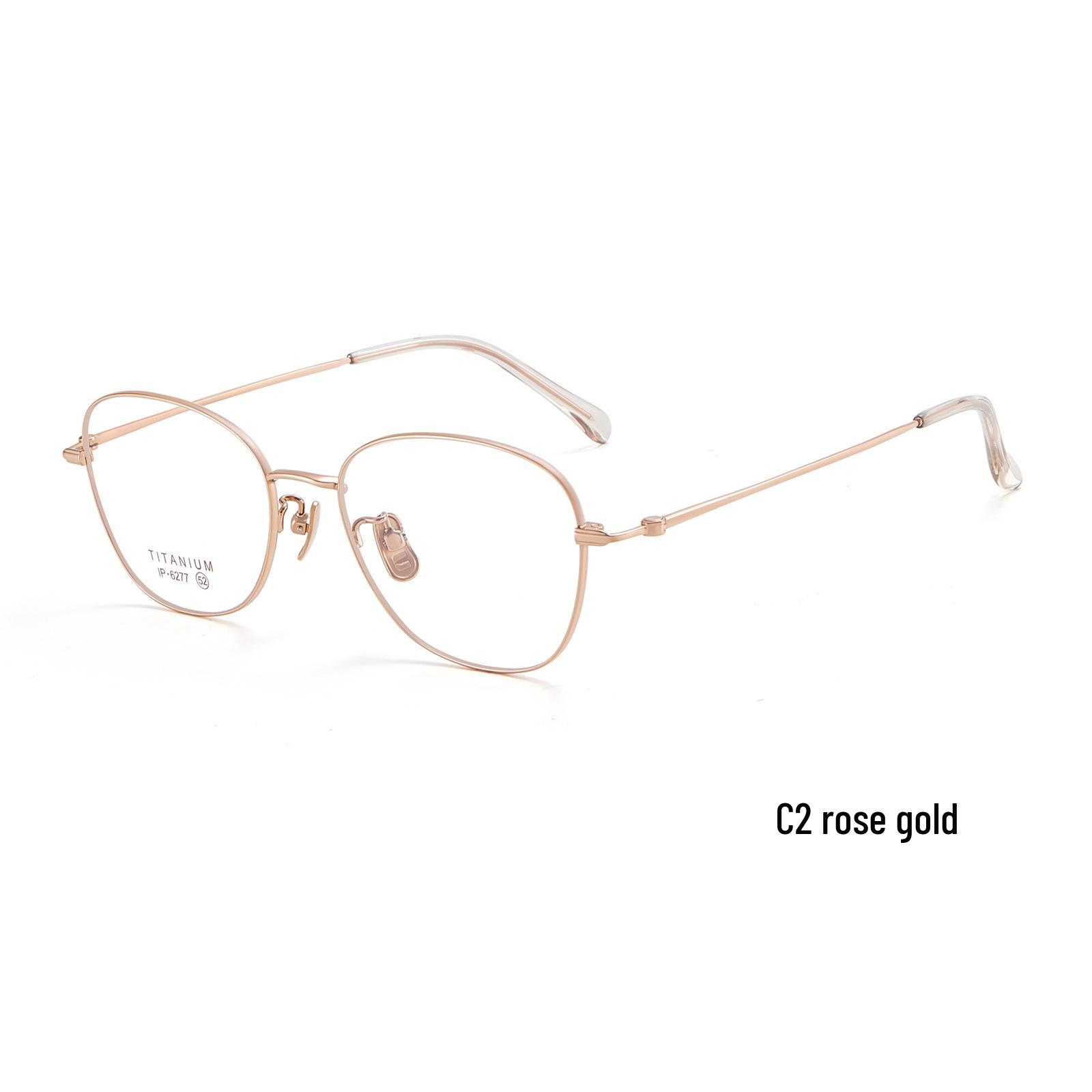 Agile Elegant Oval Retro 8g Pure Titanium Eyeglasses Frame with Ceramic Nose Pads and Anti-slip Titanium Legs, Myopia Compatible розового золота
Agile Elegant Oval Retro 8g Pure Titanium Eyeglasses Frame with Ceramic Nose Pads and Anti-slip Titanium Legs, Myopia Compatible розового золота