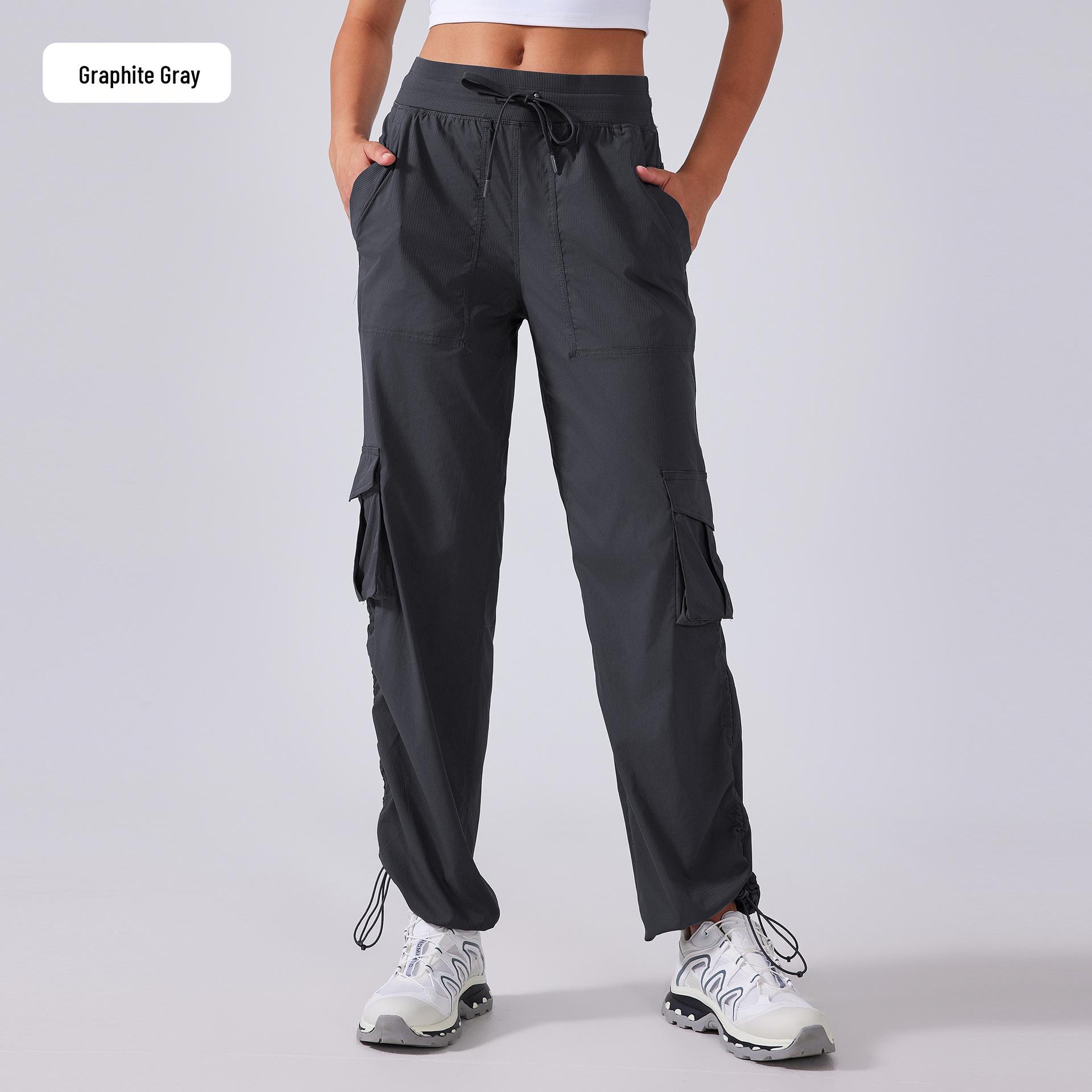 Women s Mid-Waist Two-Way Cargo Sports Pants for Running and Casual Wear 4
Women s Mid-Waist Two-Way Cargo Sports Pants for Running and Casual Wear 4
