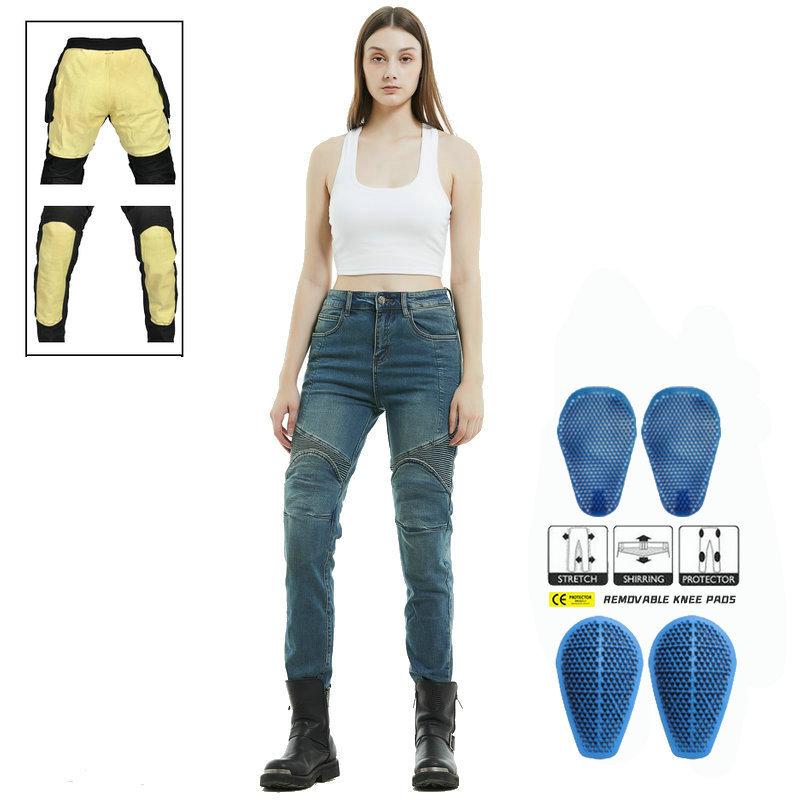 Motorcycle Jeans For Women Rider Riding Motorcycle Pants+Kevlar+tear Resistant+drop Resistant Pants+silicone Protective Gear
Motorcycle Jeans For Women Rider Riding Motorcycle Pants+Kevlar+tear Resistant+drop Resistant Pants+silicone Protective Gear