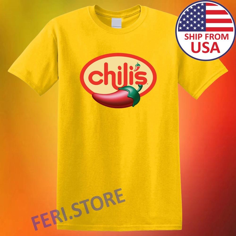 Chili s Food Restaurant Men s Yellow Size S-5XL 4XL
Chili s Food Restaurant Men s Yellow Size S-5XL 4XL